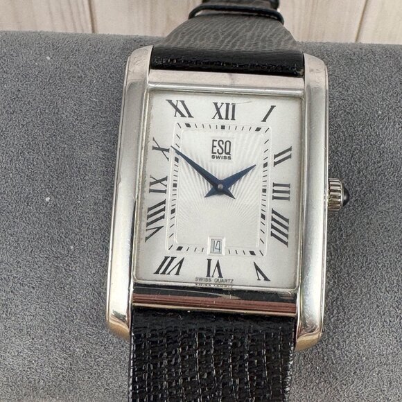 Vintage Movado Swiss ESQ Unisex Classic Tank Watch Swiss Movement